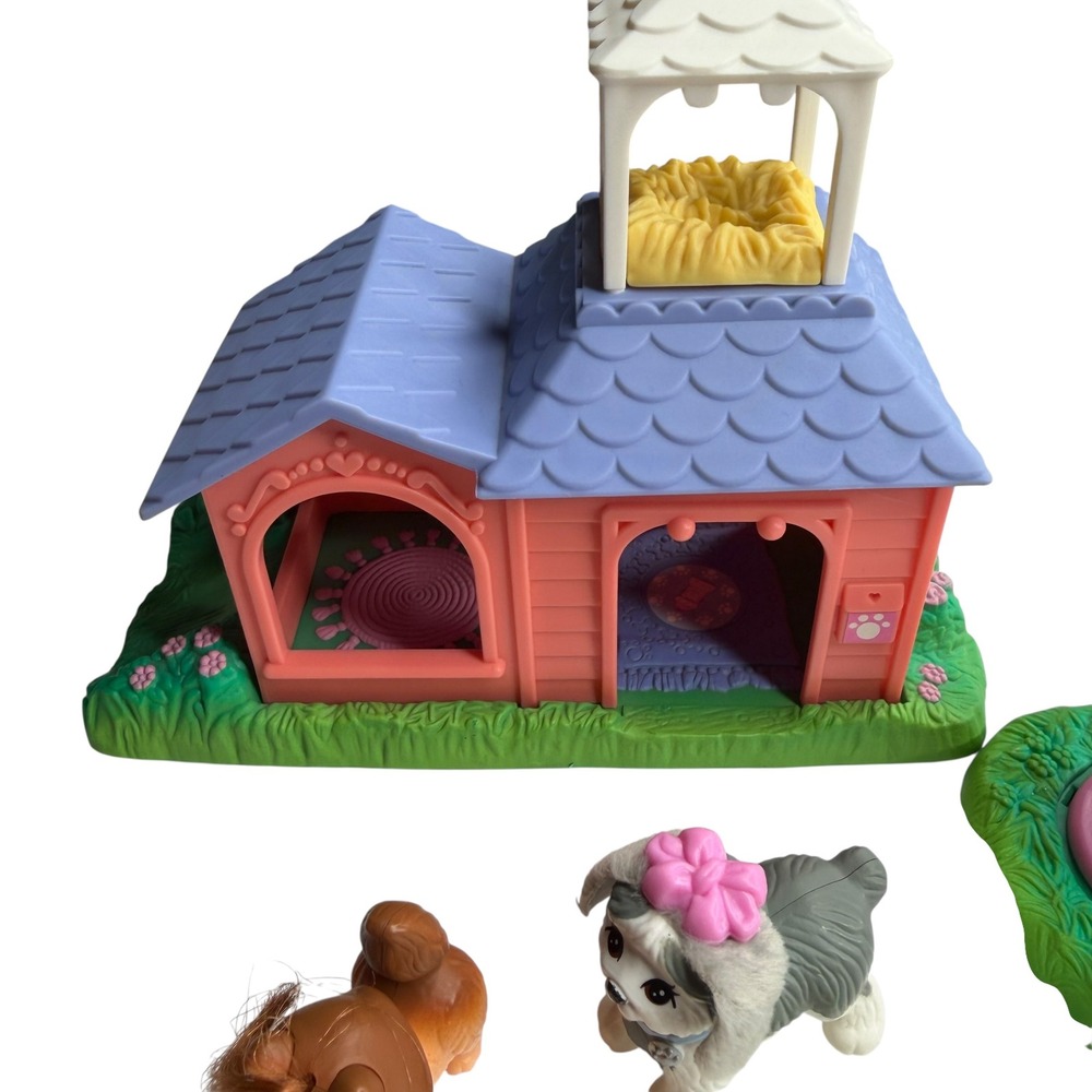 KENNER Littlest Pet Shop LPS Kenner 1995 Garden Tag House Set: Dog, Cat‎ & Bird - Picture 5 of 7
